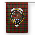Garden Flag Innes Of Moray Tartan Flag Clan Badge Tartan House Flag