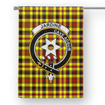 Garden Flag Jardine Yellow Tartan Flag Clan Badge Tartan House Flag