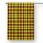 Garden Flag Jardine Yellow Tartan Flag Tartan House Flag, Tartan Garden Flag, Tartan Flag, Plaid Flag, Christmas Plaid Flag