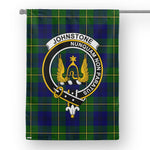 Garden Flag Johnston Modern Tartan Flag Clan Badge Tartan House Flag