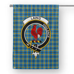 Garden Flag Laing Hunting Tartan Flag Clan Badge Tartan House Flag