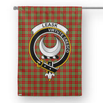 Garden Flag Leask Modern Tartan Flag Clan Badge Tartan House Flag