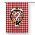 Garden Flag Lennox Dress Tartan Flag Clan Badge Tartan House Flag