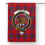 Leslie Tartan Garden Flag Leslie Modern Tartan Flag Clan Badge Tartan House Flag