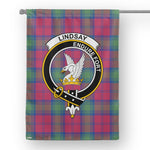 Garden Flag Lindsay Ancient Tartan Flag Clan Badge Tartan House Flag