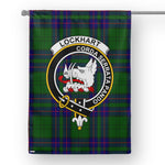 Garden Flag Lockhart Modern Tartan Flag Clan Badge Tartan House Flag