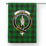 Garden Flag Logie Tartan Flag Clan Badge Tartan House Flag