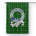 Garden Flag MacArthur Clan Badge Tartan Flag Scottish Tartan House Flag,buffalo plaid garden flag,irish family crest flags,ns tartan flags,scottish clan flags,scottish clan flags uk,Scottish Tartan House Flag,Tartan Clan Flag,tartan day flag,Tartan Garden Flag