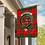 MacAulay Tartan Garden Flag MacAulay Modern Tartan Flag Clan Badge Tartan House Flag