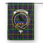 Garden Flag MacDonell Of Glengarry Tartan Flag Clan Badge Tartan House Flag