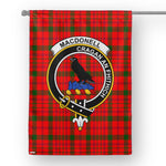 Garden Flag MacDonell Of Keppoch Modern Tartan Flag Clan Badge Tartan House Flag