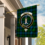 Garden Flag MacKay Modern Tartan Flag Clan Badge Tartan House Flag