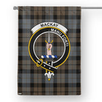 Garden Flag MacKay Weathered Tartan Flag Clan Badge Tartan House Flag
