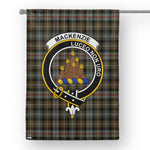 Garden Flag MacKenzie Weathered Tartan Flag Clan Badge Tartan House Flag