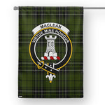Garden Flag MacLean Hunting Tartan Flag Clan Badge Tartan House Flag