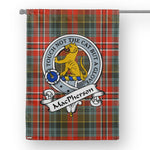 Garden Flag MacPherson Weathered Clan Badge Tartan Flag Scottish Tartan House Flag,buffalo plaid garden flag,irish family crest flags,ns tartan flags,scottish clan flags,scottish clan flags uk,Scottish Tartan House Flag,Tartan Clan Flag,tartan day flag,Tartan Garden Flag