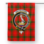 Garden Flag MacQuarrie Modern Tartan Flag Clan Badge Tartan House Flag