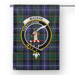 Garden Flag MacRae Hunting Modern Tartan Flag Clan Badge Tartan House Flag
