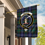 Garden Flag MacRae Hunting Modern Tartan Flag Clan Badge Tartan House Flag