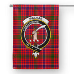 Garden Flag MacRae Modern Tartan Flag Clan Badge Tartan House Flag