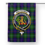 Garden Flag MacThomas Modern Tartan Flag Clan Badge Tartan House Flag