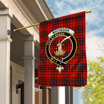 Garden Flag Matheson Red Tartan Flag Clan Badge Tartan House Flag