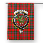 Garden Flag Maule Red Tartan Flag Clan Badge Tartan House Flag