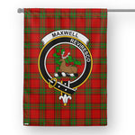 Garden Flag Maxwell Red Tartan Flag Clan Badge Tartan House Flag