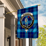 Garden Flag McKerrell Blue Tartan Flag Clan Badge Tartan House Flag