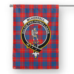 Garden Flag McKerrell Red Tartan Flag Clan Badge Tartan House Flag