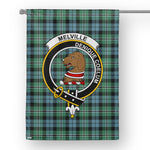 Garden Flag Melville Hunting Tartan Flag Clan Badge Tartan House Flag