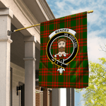 Garden Flag Menzies Green Modern Tartan Flag Clan Badge Tartan House Flag
