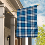 Garden Flag Muirhead Blue Tartan Flag Tartan House Flag, Tartan Garden Flag, Tartan Flag, Plaid Flag, Christmas Plaid Flag