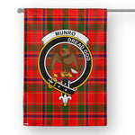 Garden Flag Munro Modern Tartan Flag Clan Badge Tartan House Flag