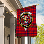 Garden Flag Murray Of Dysart Tartan Flag Clan Badge Tartan House Flag