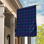 Garden Flag Navy US Edzell Tartan Flag Tartan House Flag, Tartan Garden Flag, Tartan Flag, Plaid Flag, Christmas Plaid Flag