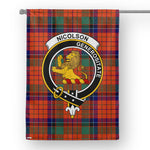 Garden Flag Nicolson Ancient Tartan Flag Clan Badge Tartan House Flag