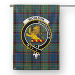 Garden Flag Nicolson Hunting Ancient Tartan Flag Clan Badge Tartan House Flag