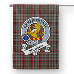 Garden Flag Nicolson Hunting Weathered Clan Badge Tartan Flag Scottish Tartan House Flag,buffalo plaid garden flag,irish family crest flags,ns tartan flags,scottish clan flags,scottish clan flags uk,Scottish Tartan House Flag,Tartan Clan Flag,tartan day flag,Tartan Garden Flag