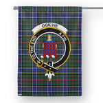 Garden Flag Ogilvie Hunting Modern Tartan Flag Clan Badge Tartan House Flag