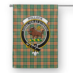 Garden Flag Pollock Hunting Tartan Flag Clan Badge Tartan House Flag