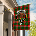 Garden Flag Pollock Tartan Flag Clan Badge Tartan House Flag