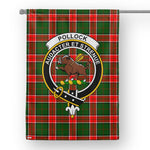 Garden Flag Pollock Tartan Flag Clan Badge Tartan House Flag