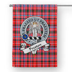 Garden Flag Preston Clan Badge Tartan Flag Scottish Tartan House Flag,buffalo plaid garden flag,irish family crest flags,ns tartan flags,scottish clan flags,scottish clan flags uk,Scottish Tartan House Flag,Tartan Clan Flag,tartan day flag,Tartan Garden Flag