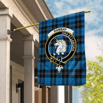 Garden Flag Ramsay Blue Ancient Tartan Flag Clan Badge Tartan House Flag