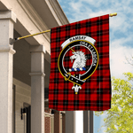 Garden Flag Ramsay Red Tartan Flag Clan Badge Tartan House Flag