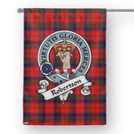 Garden Flag Robertson Weathered Clan Badge Tartan Flag Scottish Tartan House Flag - Scotstee Shop