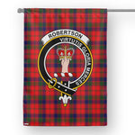 Garden Flag Robertson Weathered Tartan Flag Clan Badge Tartan House Flag