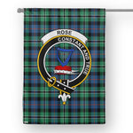 Garden Flag Rose Hunting Ancient Tartan Flag Clan Badge Tartan House Flag