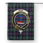 Garden Flag Rose Hunting Modern Tartan Flag Clan Badge Tartan House Flag